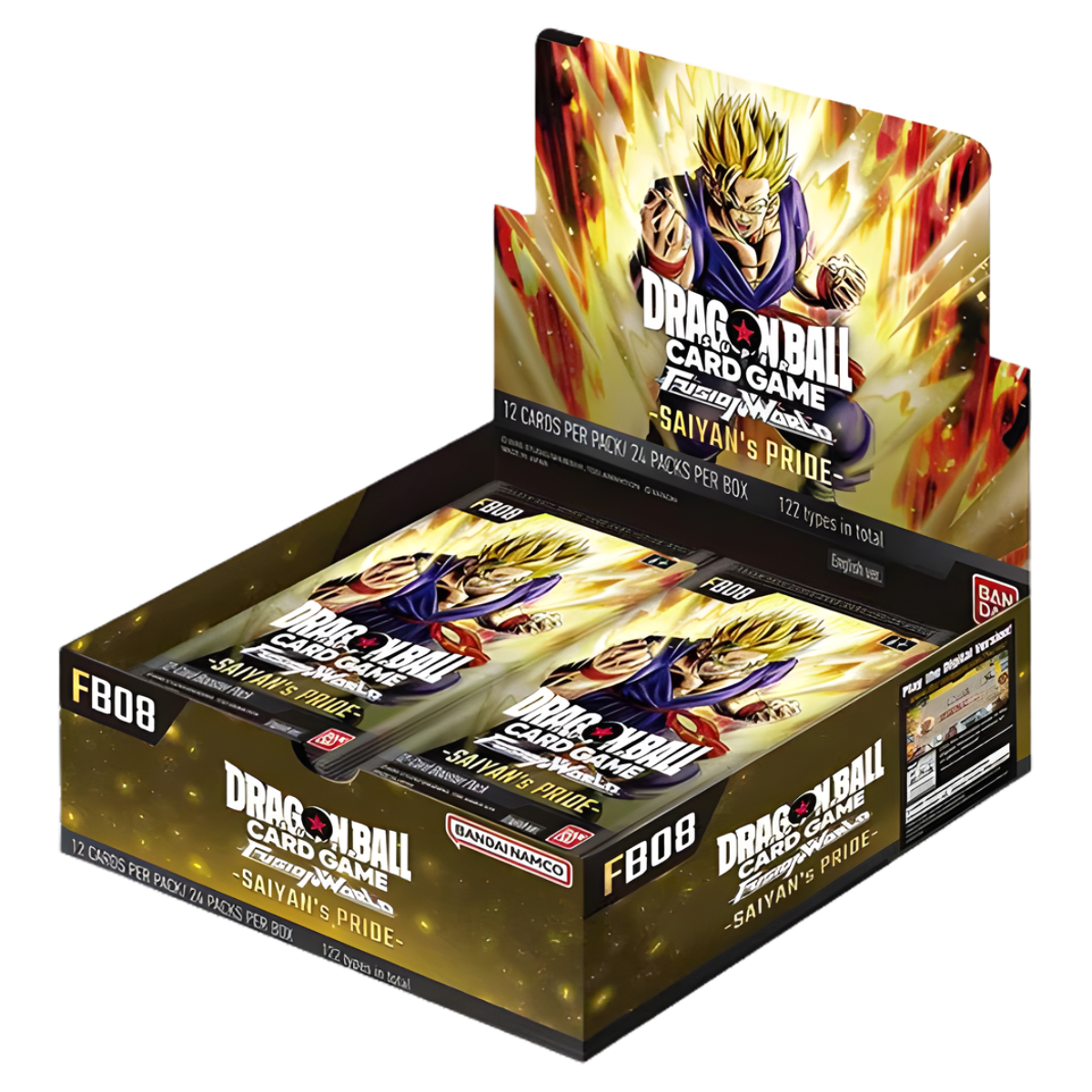 Dragon Ball FB08 Super card game Sayan's Pride Box ENG