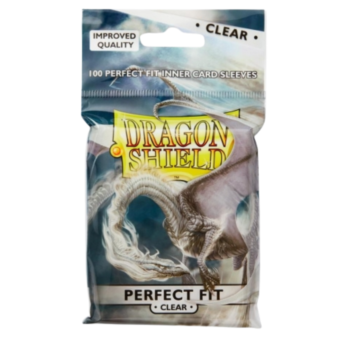 Sleeves Dragon Shield Standard Perfect Fit - Clear/Clear (100 Sleeves)