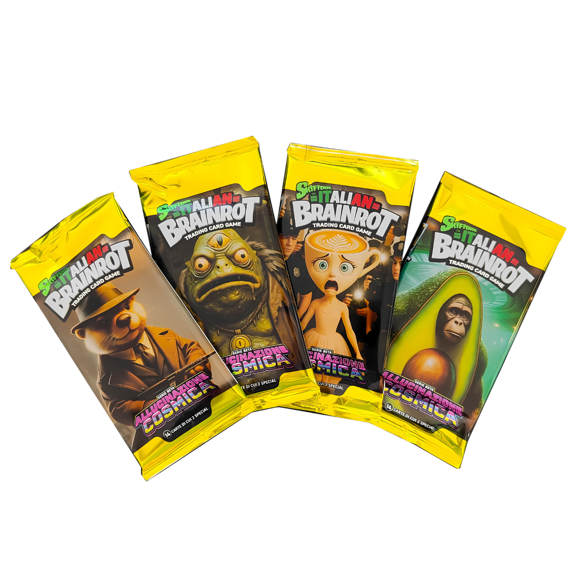 Skifidol Italian Brainrot Allucinazione Cosmica FLOW PACK (14 CARTE)