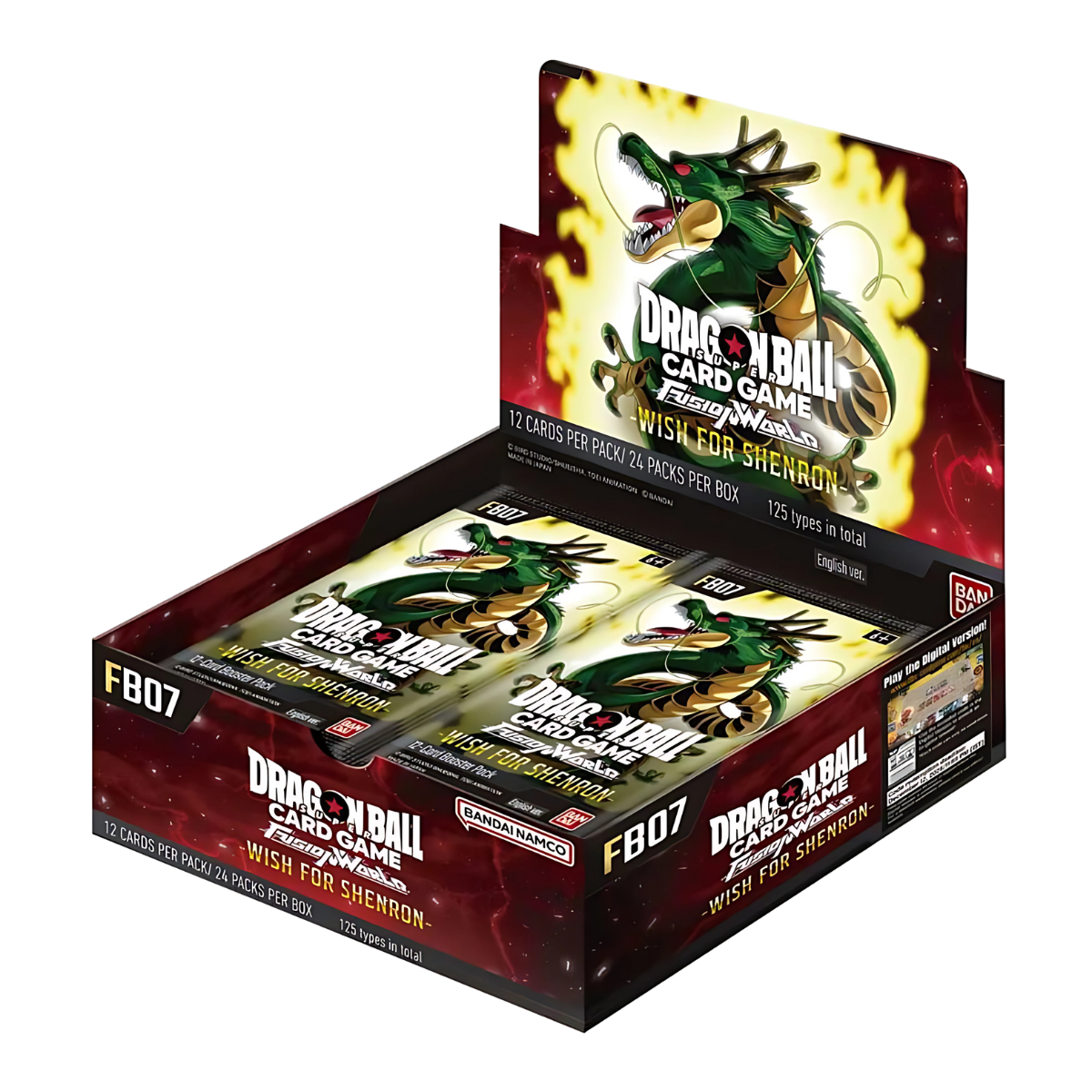 Dragon Ball FB07 Super card game Wish for Shenron Box ENG