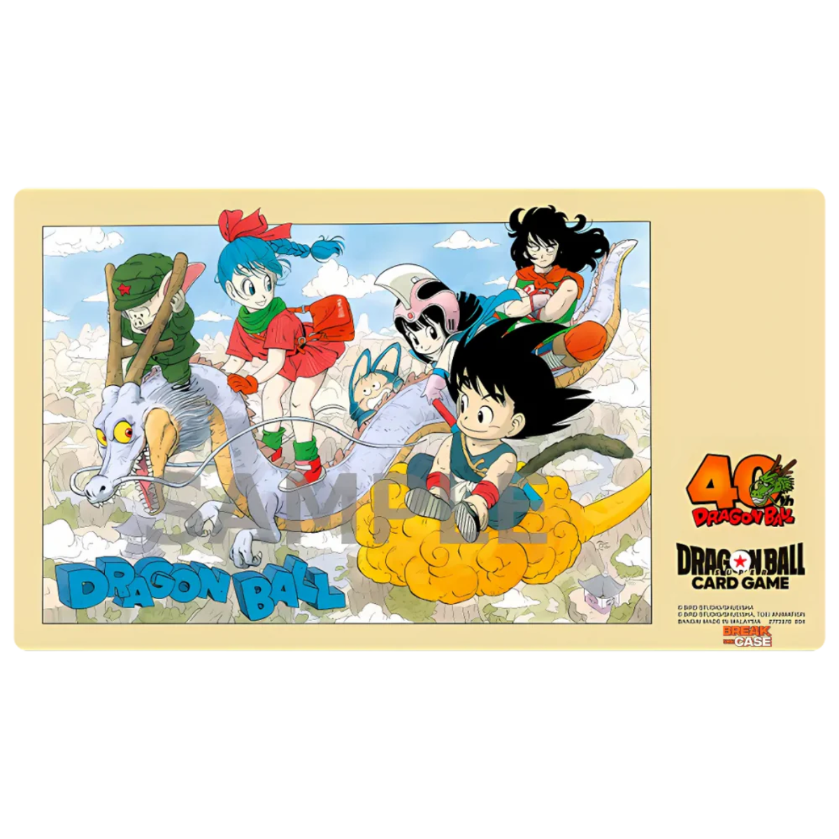 Dragon Ball Super card game playmat ufficiale 40th anniversario