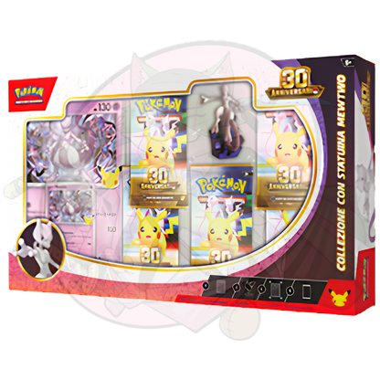 Pokemon 30° Anniversario - Collezione con statuina Mew & Mewtwo (ITA) (PREORDINE)