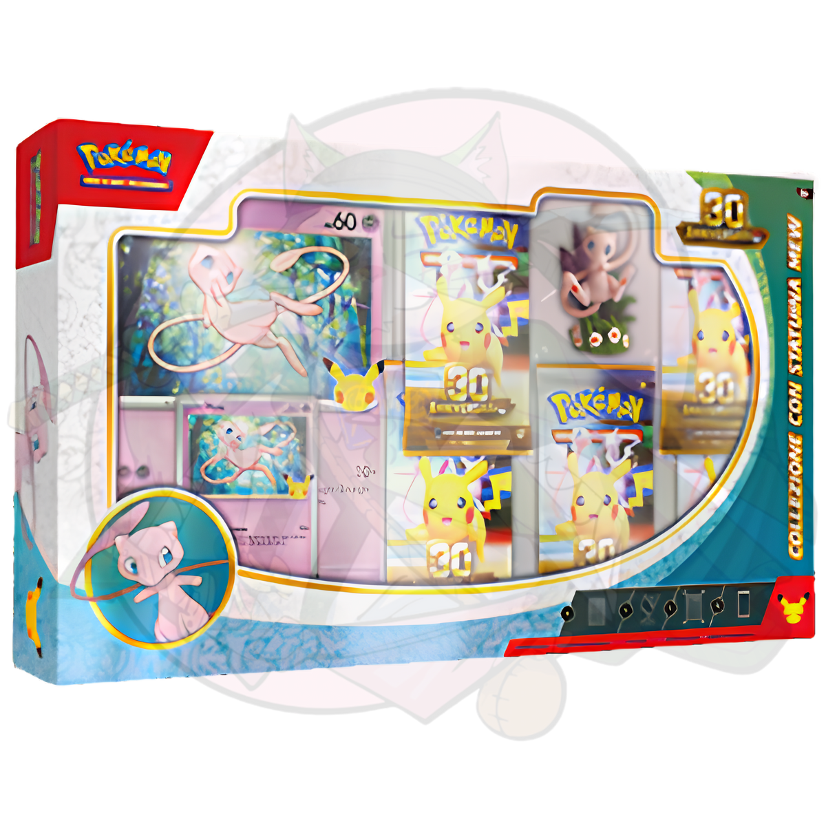 Pokemon 30° Anniversario - Collezione con statuina Mew & Mewtwo (ITA) (PREORDINE)