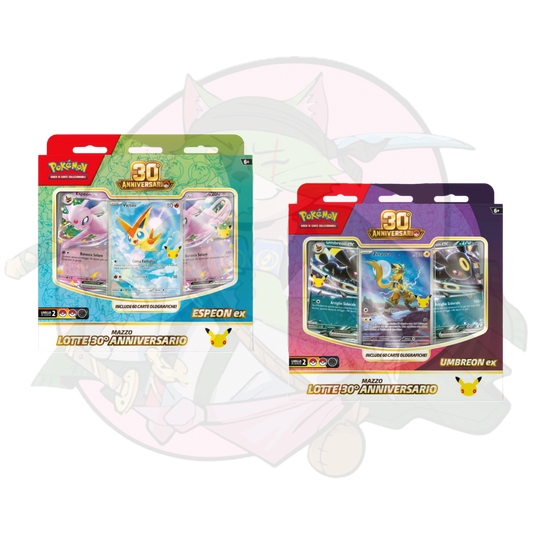 Pokemon 30° Anniversario - Mazzo Lotte Umbreon ex & Espeon ex  (ITA) (PREORDINE)