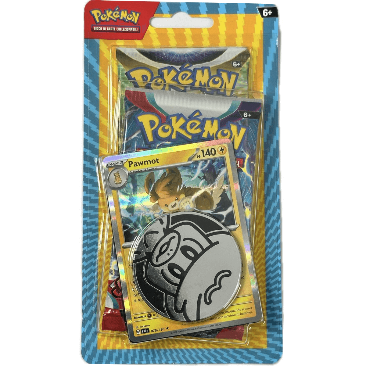 Pokemon Blister Astri Lucenti / Scarlatto e Violetto  2 Buste + Moneta
