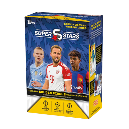 Topps Uefa Club Competition Superstars 2023/24 Value Box