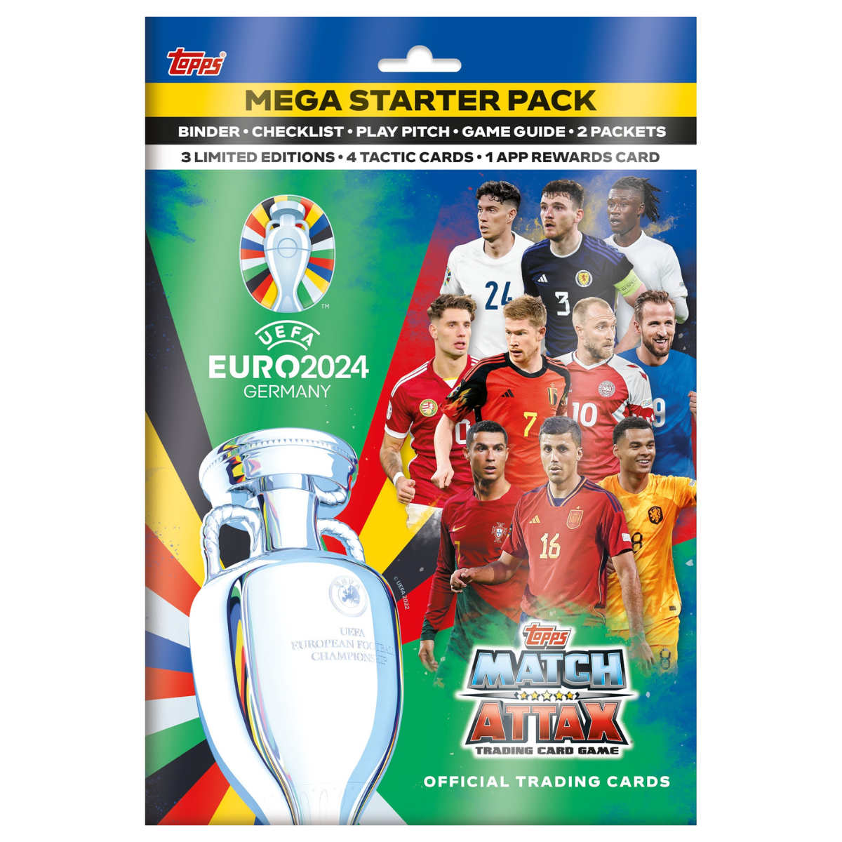 Topps Official Euro 2024 Match Attax - Mega Starter Pack