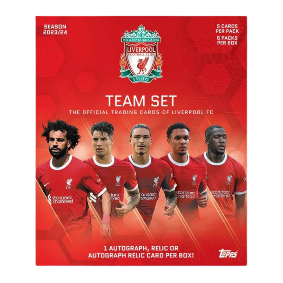 Topps Soccer Liverpool Team Set 2023