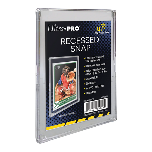 UV Recessed Snap Card Holder