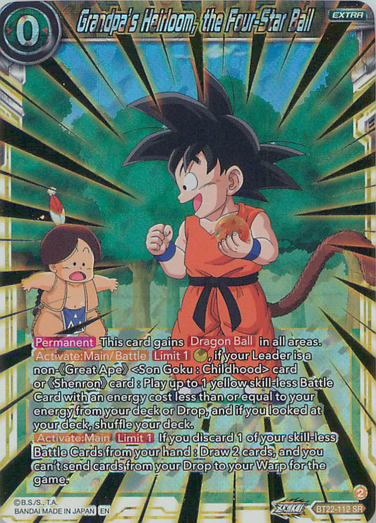 Grandpa's Heirloom the Four Star Ball BT22-112