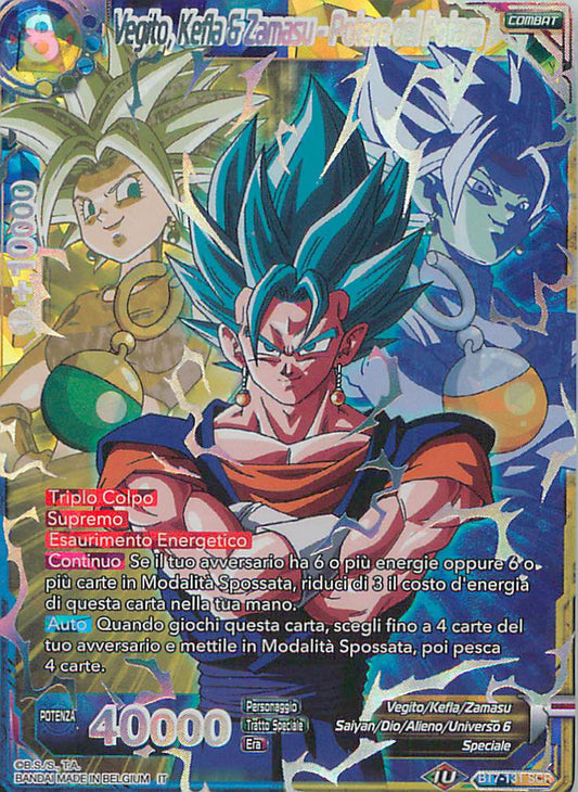 Vegito, Kefla & Zamasu - Potere del Potara BT07-131