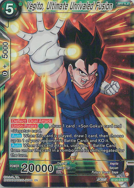 Vegito Ultimate Unrivaled Fusion BT28-076