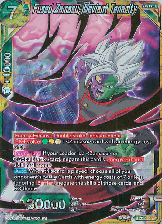 Fused Zamasu Deviant Tenacity BT23-135