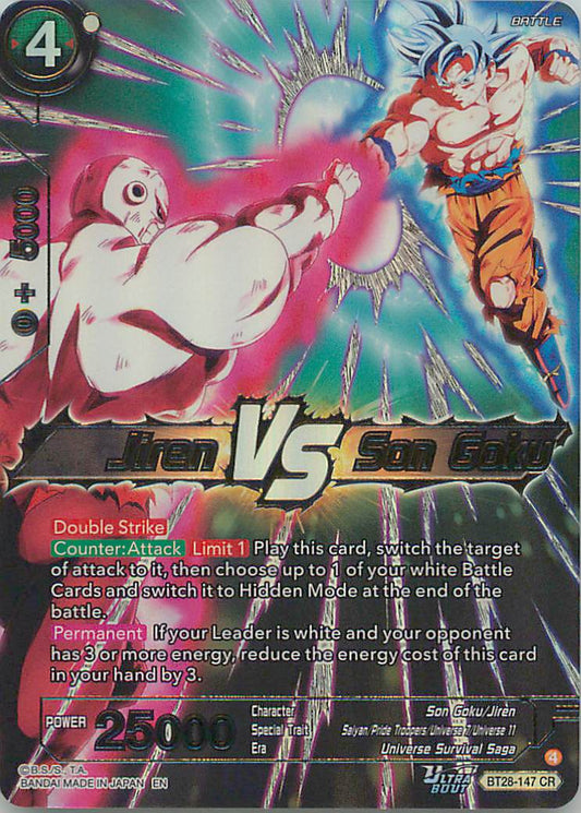 Jiren Vs Son Goku BT28-147