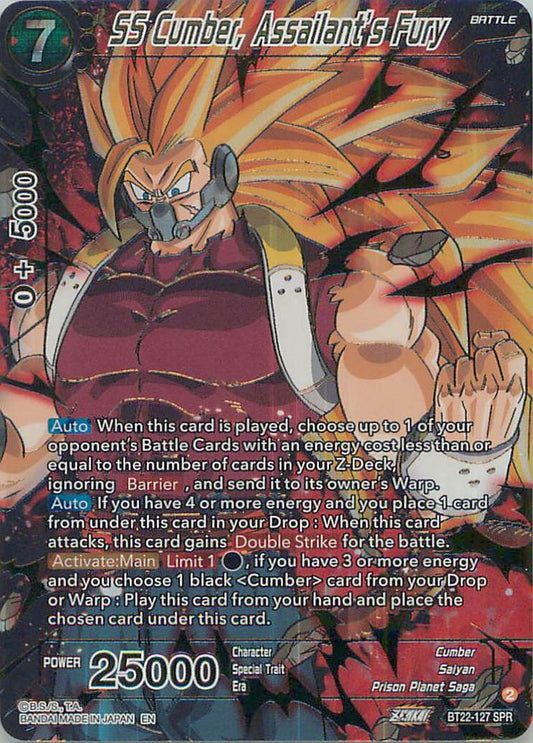 SS Cumber Assailant's Fury BT22-127