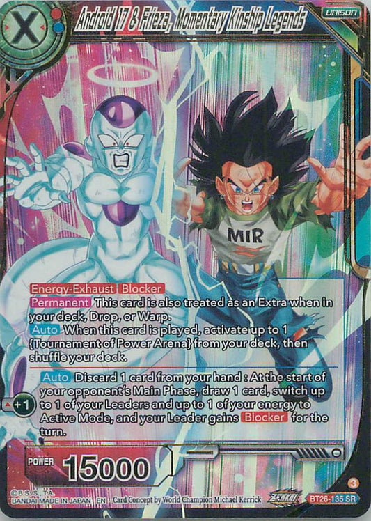 Android 17 & Frieza, Momentary Kinship Legends BT26-135