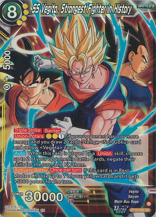 Ss Vegito Strongest Fighter in History BT28-097