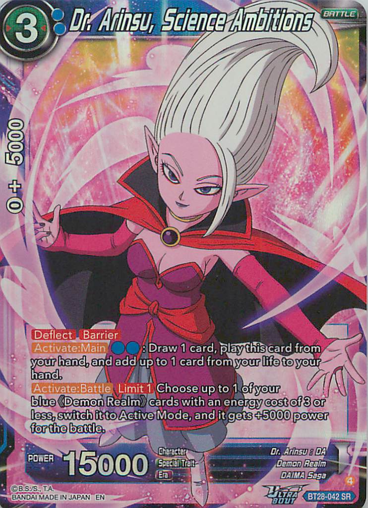 Dr. Arinsu Science Ambitions BT28-042